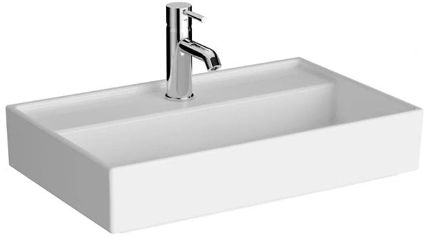 VitrA 7401B003-0041 ArchiPlan Tezgah Üstü Lavabo 60cm,Beyaz.